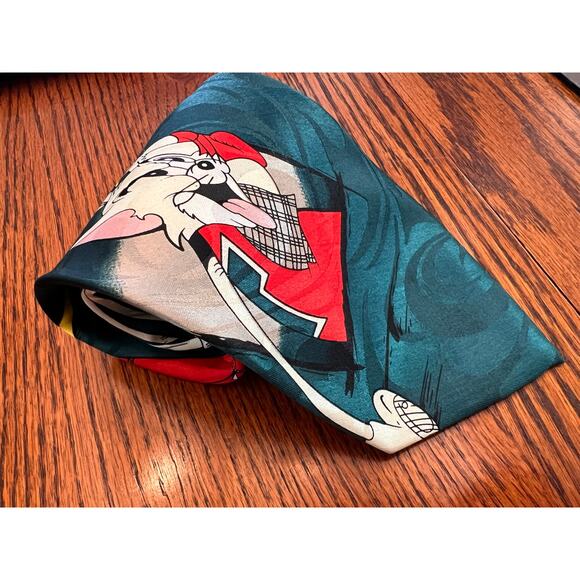Brice Tie - Tom & Jerry Golfing Green Tie - 56" Length - Picture 1 of 7
